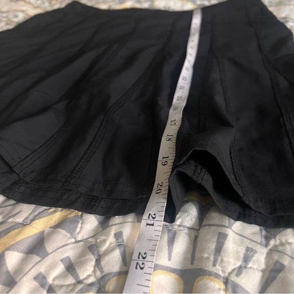 Athleta Black Wear About Tall Pleated Skort, 10 - Picture 5 of 10